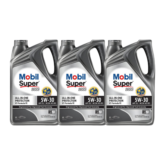 Mobil Super 3000 All-In-One Protection X1 Formula FE 5W-30 (Carton 3 x 6L)