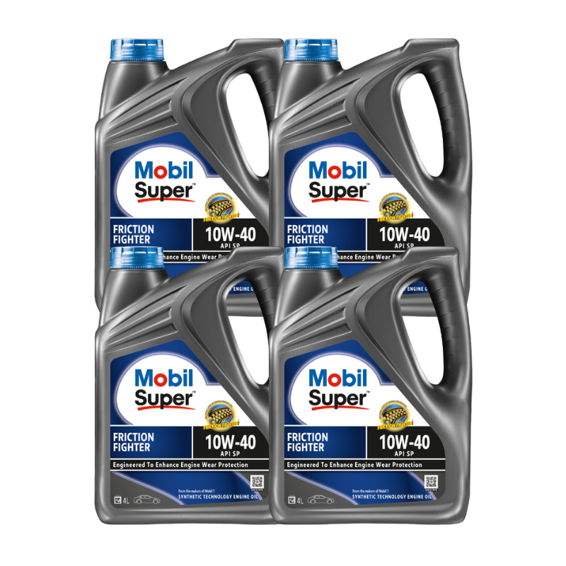 Mobil Super Friction Fighter 10W-40 4L (Carton 4 x 4L)