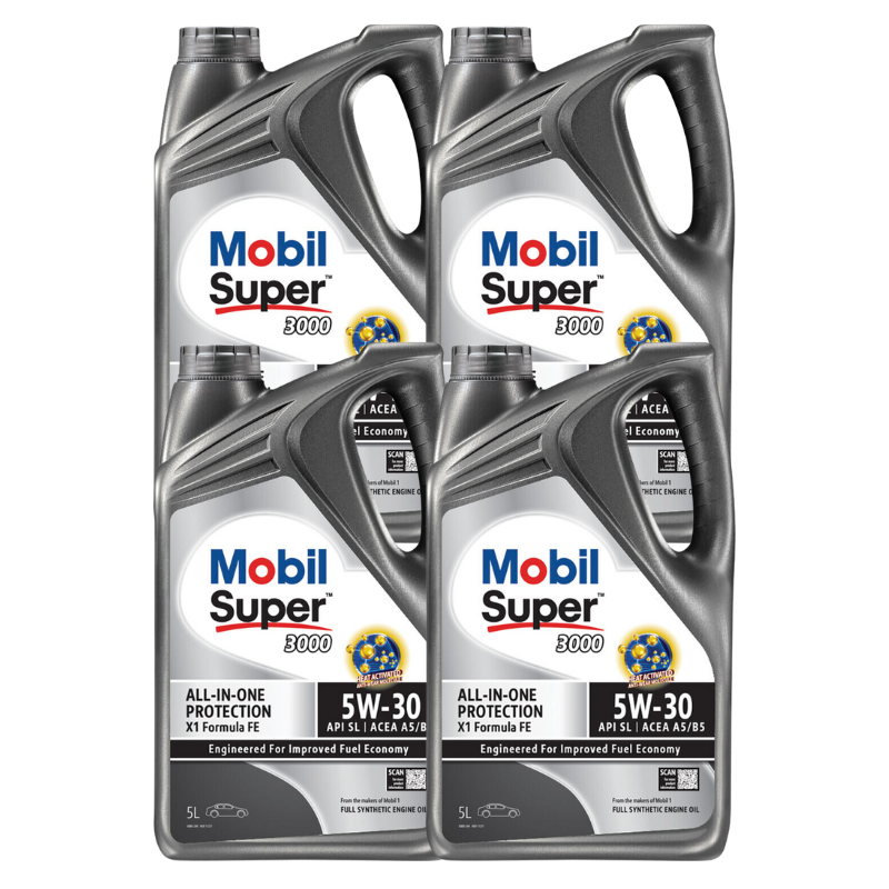 Mobil Super 3000 All-In-One Protection X1 Formula FE 5W-30 (Carton 4 x 5L)