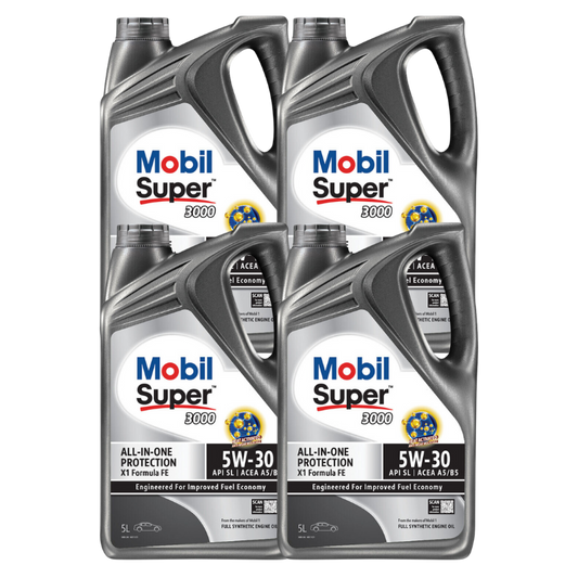 Mobil Super 3000 All-In-One Protection X1 Formula FE 5W-30 (Carton 4 x 5L)